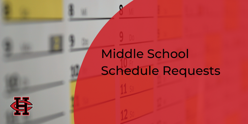 Middle School Schedule Requests